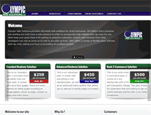 Tablet Screenshot of olympicwebsolutions.com